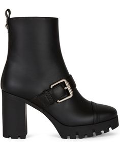 Giuseppe Zanotti массивные ботинки с пряжками