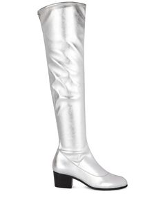 Giuseppe Zanotti сапоги с эффектом металлик