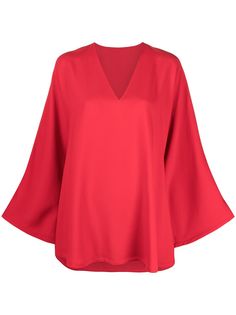 Valentino блузка с рукавами колокол