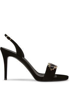 Giuseppe Zanotti босоножки на шпильке со стразами