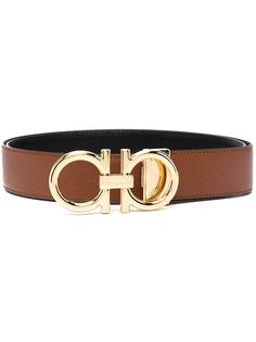 Salvatore Ferragamo двусторонний ремень с пряжкой Gancini