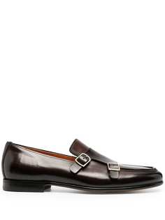 Santoni лоферы с пряжками