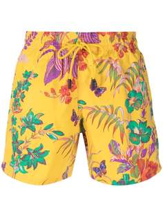 Etro floral-print swim shorts