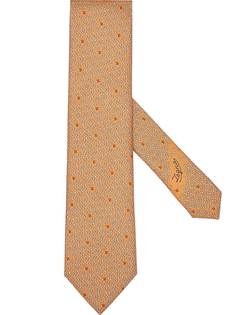 Ermenegildo Zegna fish-print silk tie