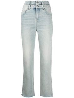 IRO double waist cropped jeans