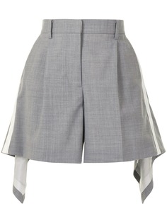 Sacai шорты асимметричного кроя