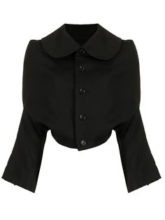 Comme Des Garçons Pre-Owned укороченный жакет с воротником Питер Пэн