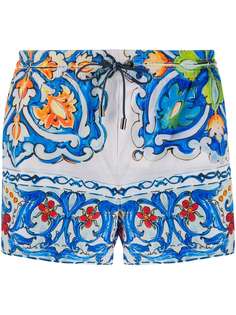 Dolce & Gabbana плавки-шорты с узором