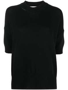 Jil Sander кашемировый топ с высоким воротником
