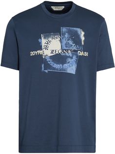 Z Zegna футболка с графичным принтом