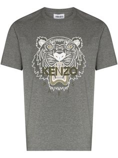 Kenzo футболка с принтом Tiger