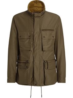 Ermenegildo Zegna куртка в стиле милитари с потайной застежкой