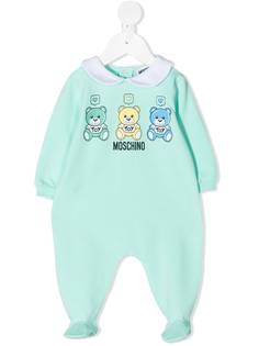 Moschino Kids комбинезон для новорожденного Teddy Bear