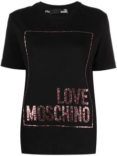 Love Moschino футболка с логотипом