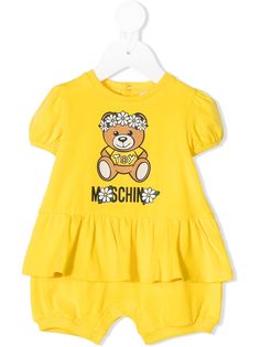Moschino Kids спортивный костюм Toy Bear с логотипом