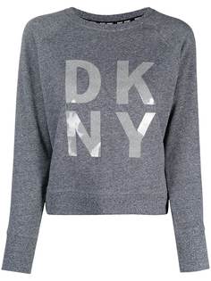 DKNY толстовка с логотипом с блестками