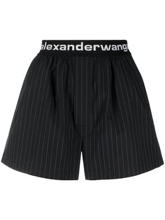 Alexander Wang шорты с логотипом на поясе