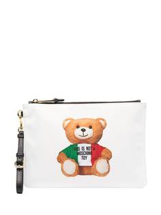 Moschino клатч с принтом Teddy Bear