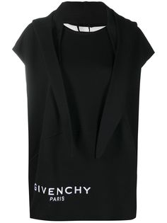 Givenchy рубашка с короткими рукавами и вышитым логотипом