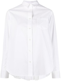 Sacai pleated-back shirt