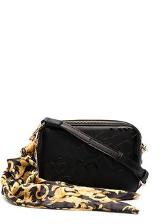 Versace Jeans Couture каркасная сумка с тисненым логотипом