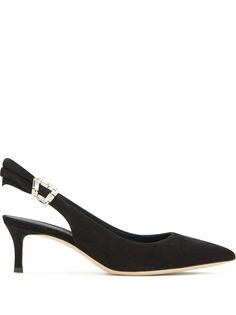Giuseppe Zanotti туфли с ремешком на пятке и кристаллами