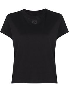 T By Alexander Wang футболка с тисненым логотипом