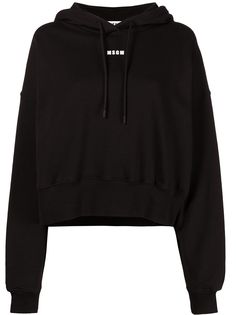 MSGM худи с кулиской и логотипом
