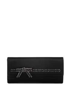 Gucci Pre-Owned клатч со стразами и бантом