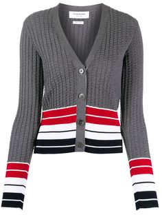 Thom Browne кардиган фактурной вязки