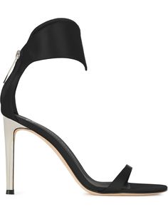 Giuseppe Zanotti атласные босоножки Uma