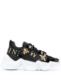 Philipp Plein кроссовки Runner Monster Gold