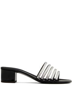 Giuseppe Zanotti декорированные босоножки Michela