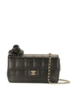 Chanel Pre-Owned сумка на плечо Camellia Choco Bar 2003-го года