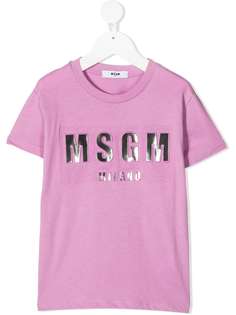 Msgm Kids футболка Milano с логотипом