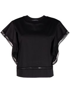 Alberta Ferretti блузка с расклешенными рукавами