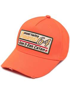 Dsquared2 logo patch baseball cap