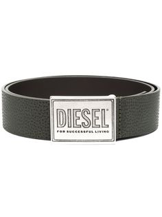 Diesel ремень с тисненой пряжкой