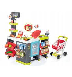 Ировой набор Smoby Maxi Market с тележкой