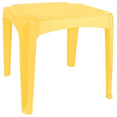 Стол Пластишка 431323 52x52 см желтый