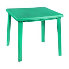 Стол обеденный садовый Альтернатива квадратный, зеленый Alternativa