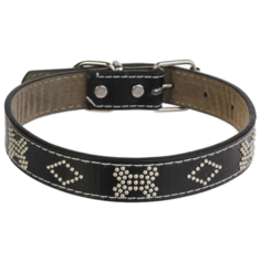 Ошейник Пижон Косточки (3110300-3110303), 51.5 см черный