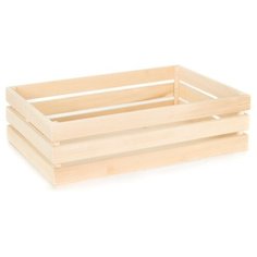 Мастер Рио Ящик для хранения и декорирования большой 52х35х14 см натуральное дерево