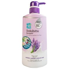 Крем-гель для душа Shokubutsu Softening Lavender & Hokkaido Milk, 500 мл