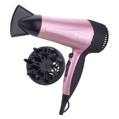 Фен Kelli KL-1109 черный/розовый