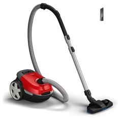 Пылесос Philips XD3000 ярко-красный