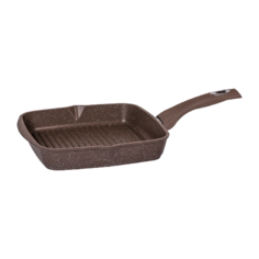 Сковорода-гриль Мечта Гранит 26х26 см, гранит brown