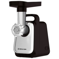 Мясорубка BRAYER BR1601 серебристый/черный
