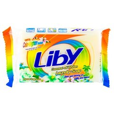 Хозяйственное мыло Liby отбеливающее, с кокосовым маслом 0.246 кг