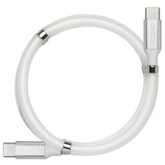 Кабель Deppa Magnetic USB Type-C - USB Type-C 1.5 м белый